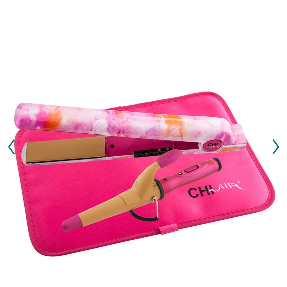 *SOLD*chi tourmaline ceramic 1 curling & flat iron